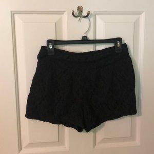 Black Lace shorts